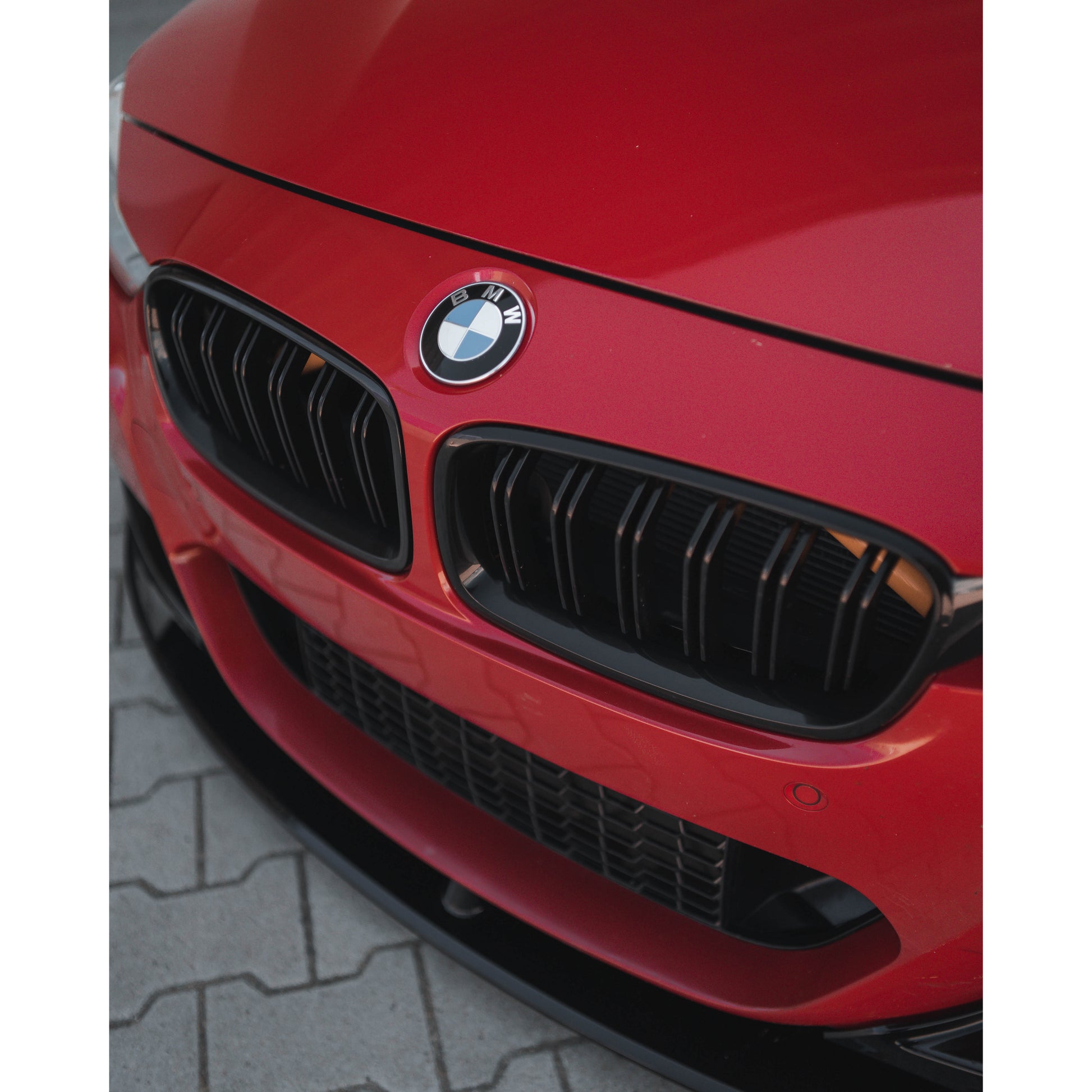 Kühlergrill Doppelsteg Niere passend für BMW 3er F30 F31 Schwarz glänzend